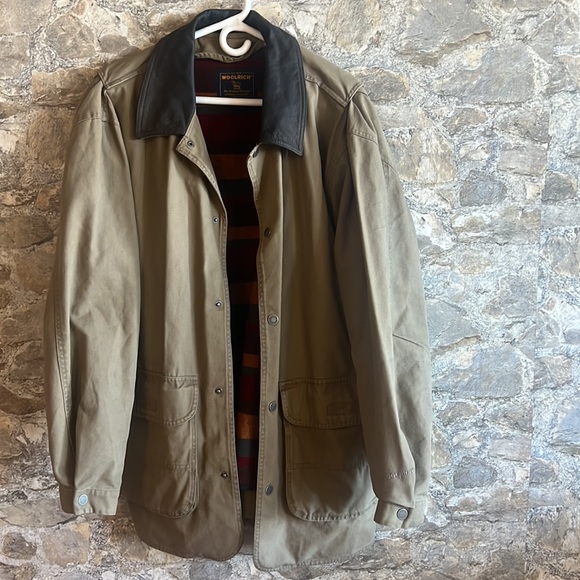 Vintage Woolrich Canvas Aztec Western Lined - Picture 1 of 11